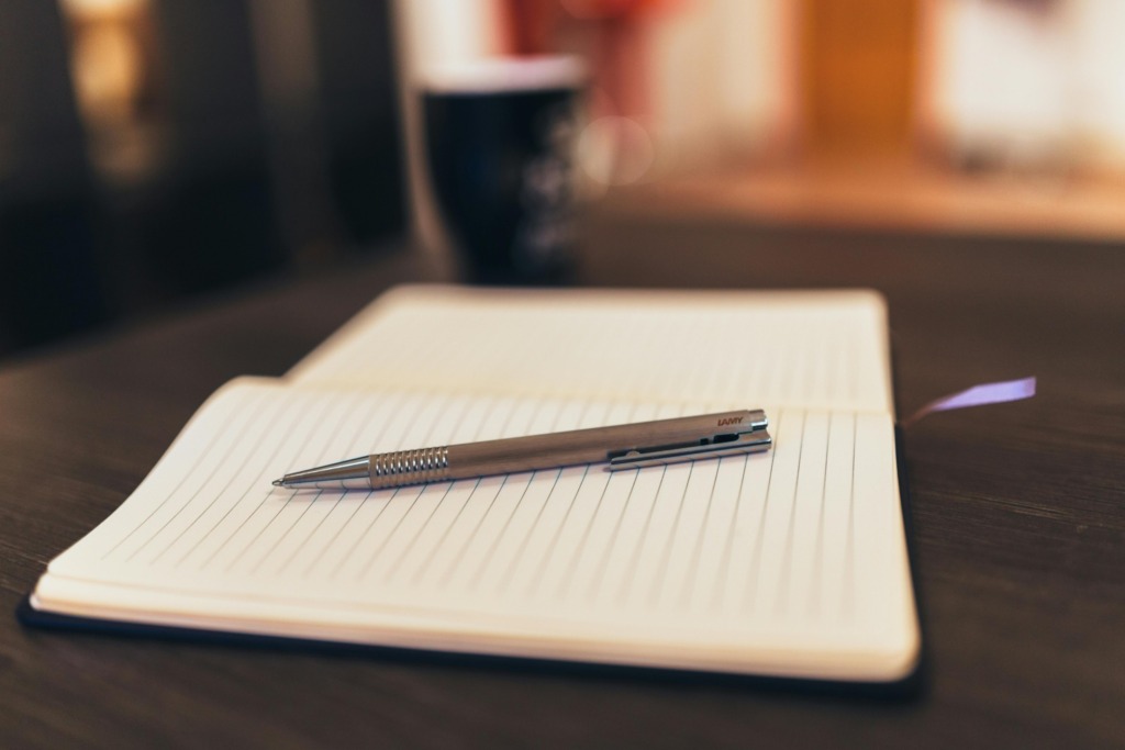 Stift und Notizblock