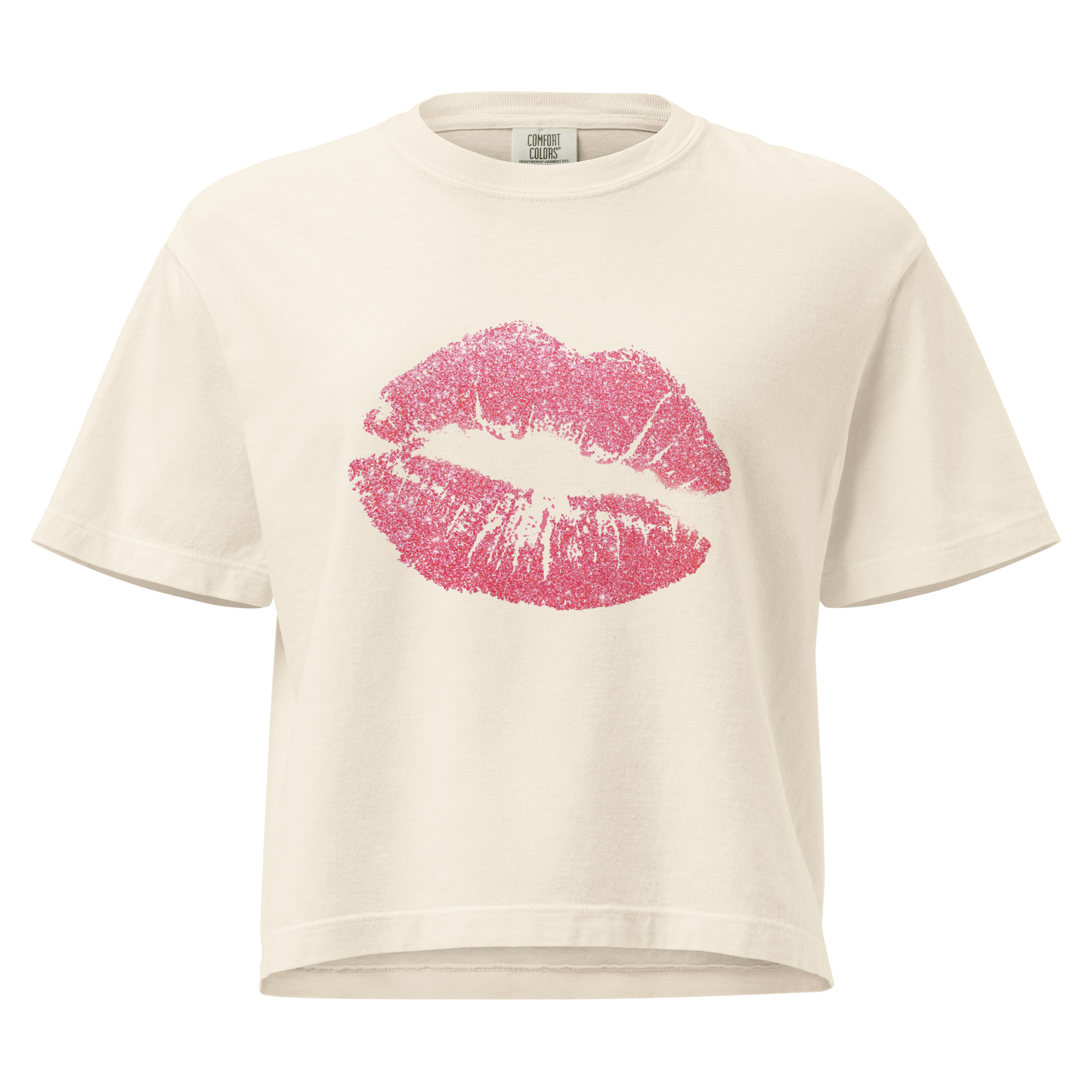 Kussmund T-Shirt im Boxy-Schnitt – lässig, feminin, ein bisschen frech – Bild 9