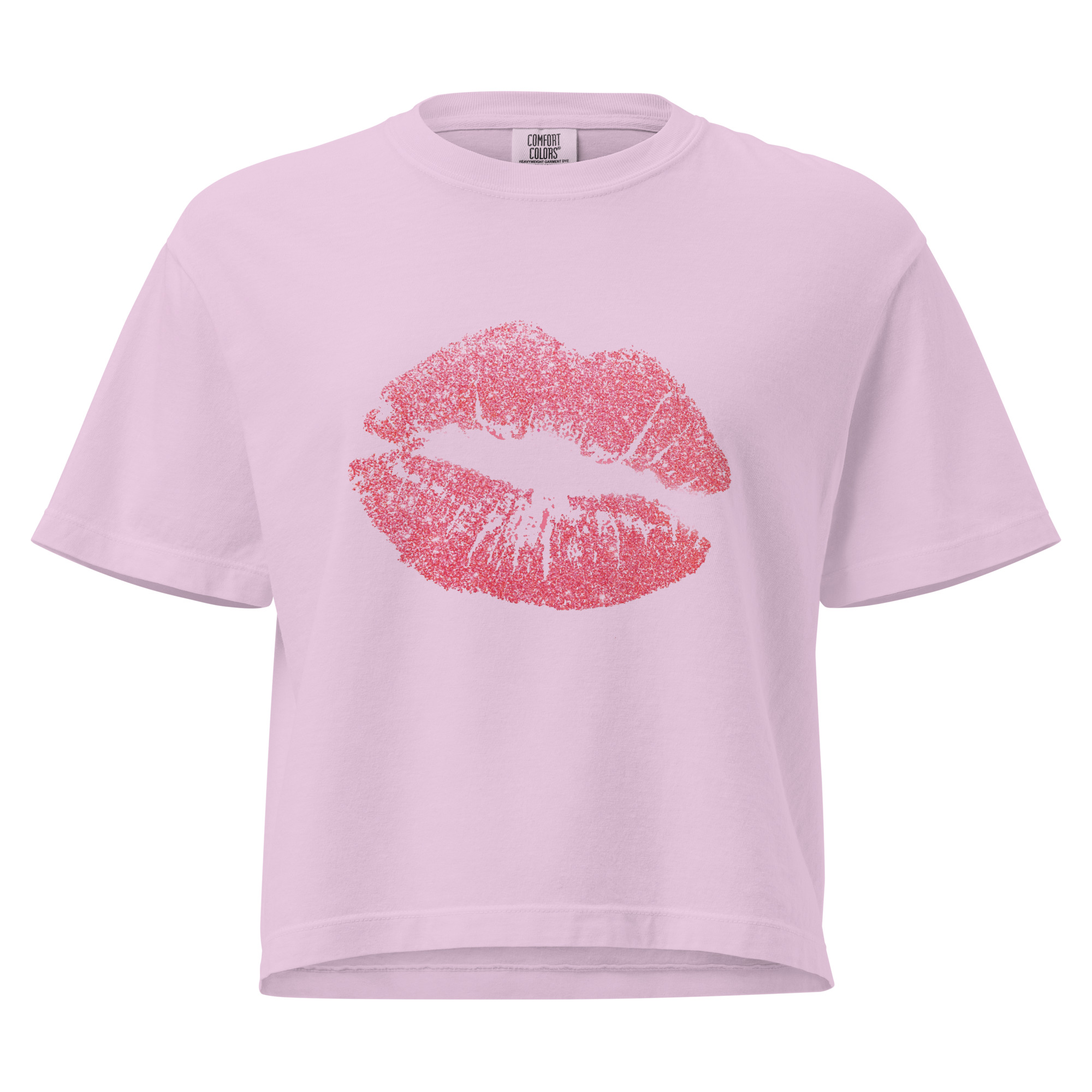 Kussmund T-Shirt im Boxy-Schnitt – lässig, feminin, ein bisschen frech – Bild 8