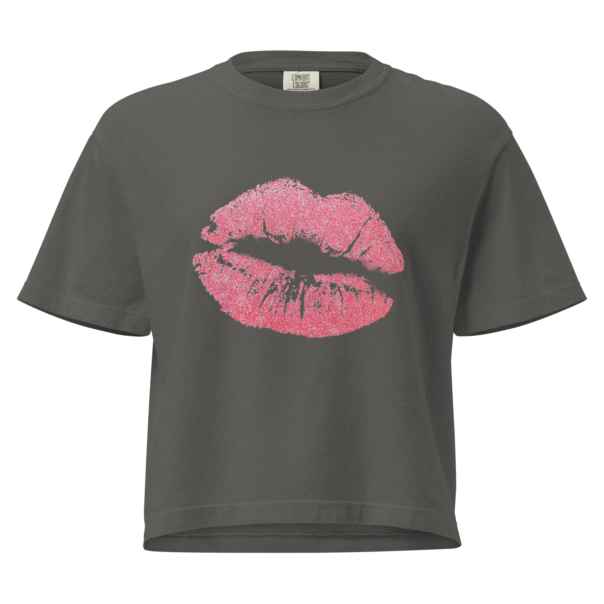 Kussmund T-Shirt im Boxy-Schnitt – lässig, feminin, ein bisschen frech – Bild 7