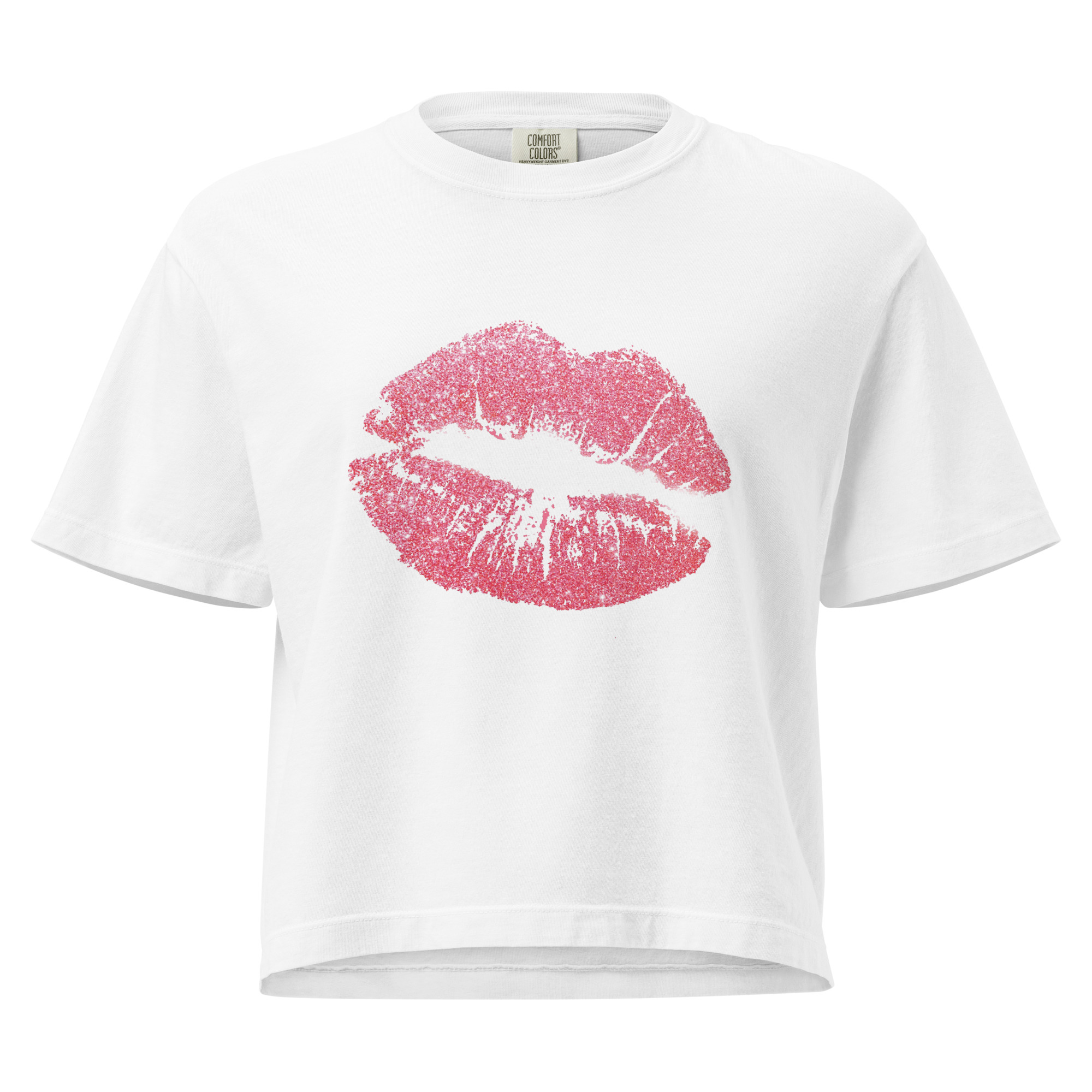 Kussmund T-Shirt im Boxy-Schnitt – lässig, feminin, ein bisschen frech – Bild 10